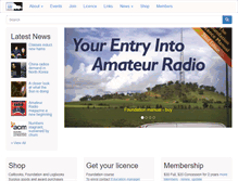 Tablet Screenshot of amateurradio.com.au