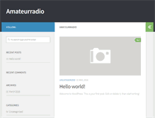 Tablet Screenshot of amateurradio.co.za